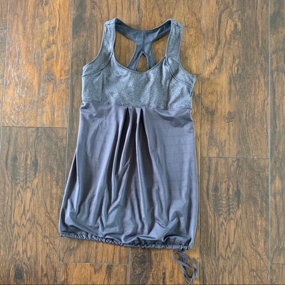 Old Navy Gray Waist Tie Active Tank Top - Picture 11 of 13